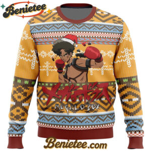 Megalo Box Alt Ugly Christmas Sweater