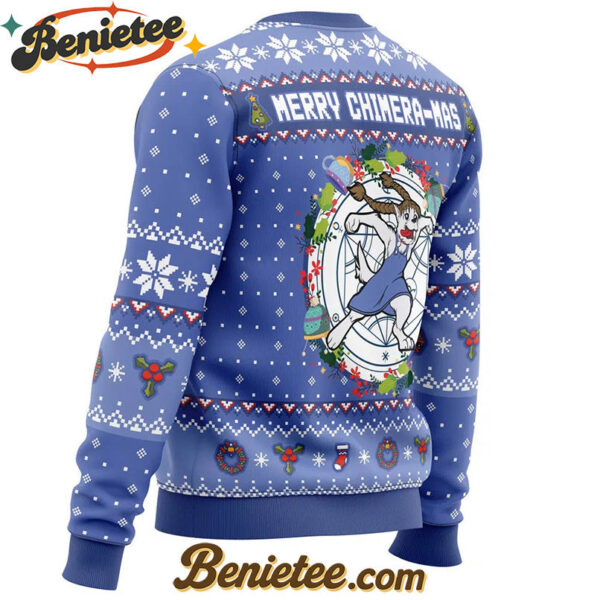 Merry Chimera-mas Fullmetal Alchemist Christmas Sweater