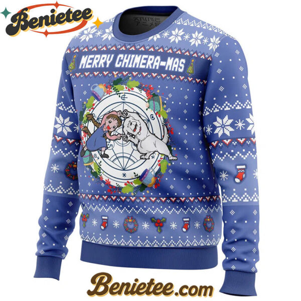 Merry Chimera-mas Fullmetal Alchemist Christmas Sweater