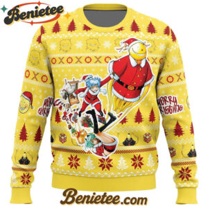 Merry Christmas Assassination Classroom Ugly Christmas Sweater