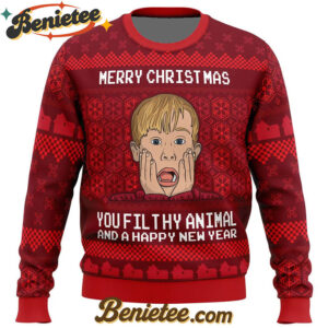 Merry Christmas Home Alone Ugly Christmas Sweater
