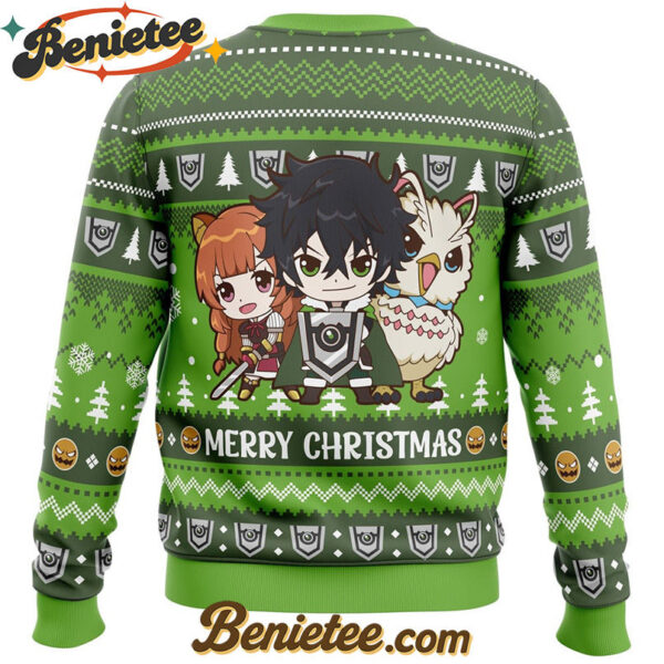 Merry Christmas Naofumi The Rising of the Shield Hero Ugly Christmas Sweater