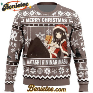 Merry Christmas Watashi Kininarimasu Hyouka Ugly Christmas Sweater