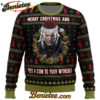 Merry Christmas and Toss a Coin The Witcher Ugly Christmas Sweater