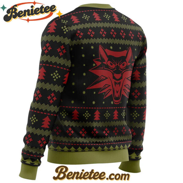 Merry Christmas and Toss a Coin The Witcher Ugly Christmas Sweater