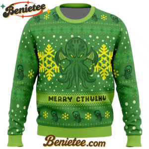 Merry Cthulhu Ugly Christmas Sweater