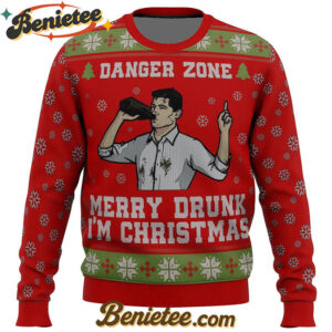Merry Drunk I'm Christmas Sterling Archer Ugly Christmas Sweater