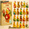 Merry Duck Farm Advent Calendar 2025, Christmas Countdown Advent Calendar Gift Box with 24 Acrylic Ornaments