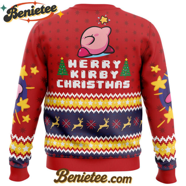 Merry Kirby Christmas Kirby Ugly Christmas Sweater