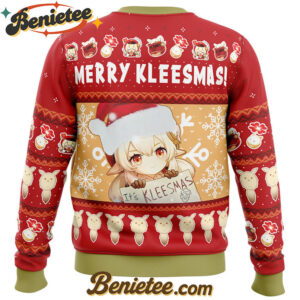 Merry Kleesmas Klee Genshin Impact Ugly Christmas Sweater