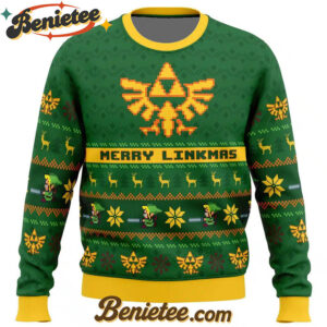Merry Linkmas Zelda Ugly Christmas Sweater