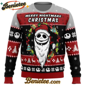 Merry Nightmare The Nightmare Before Christmas Ugly Christmas Sweater