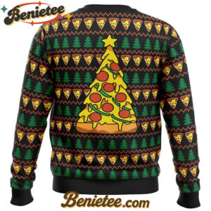 Merry Pizza Ugly Christmas Sweater