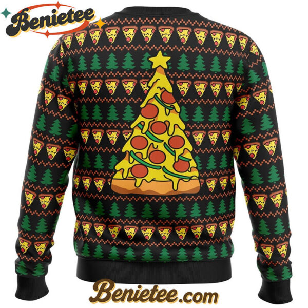 Merry Pizza Ugly Christmas Sweater