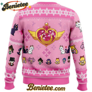 Merry Senshi Sailor Moon Ugly Christmas Sweater