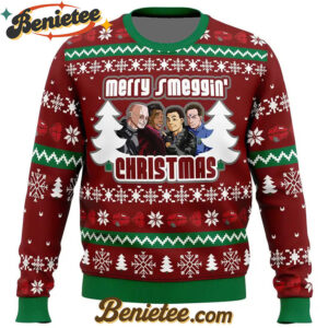 Merry Smeggin' Christmas Red Dwarf Ugly Christmas Sweater