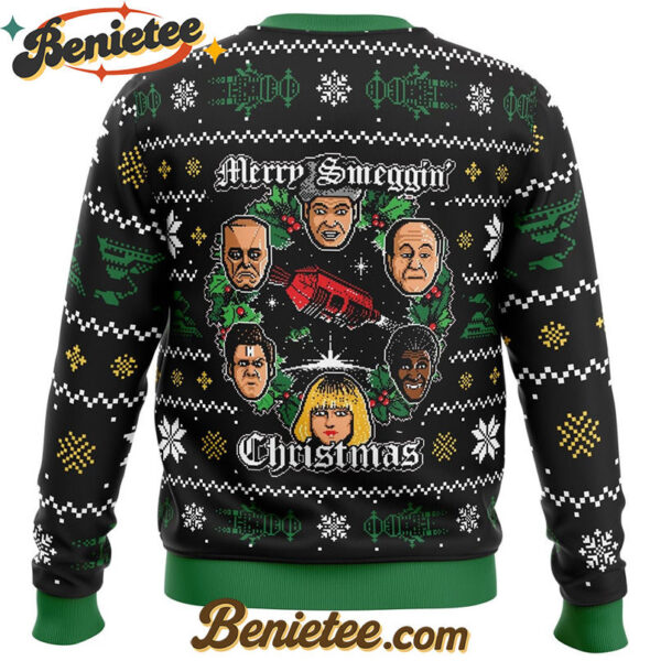Merry Smeggin' Christmas Red Dwarf Ugly Christmas Sweater