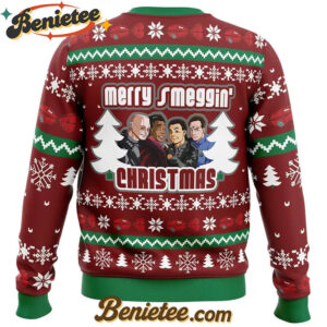 Merry Smeggin' Christmas Red Dwarf Ugly Christmas Sweater