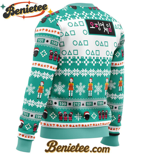 Merry Squidmas Squid Game Christmas Sweater