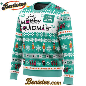 Merry Squidmas Squid Game Christmas Sweater