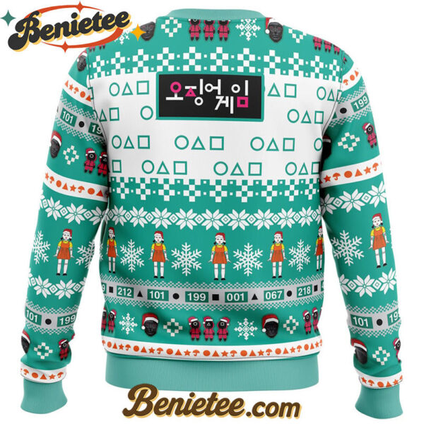 Merry Squidmas Squid Game Christmas Sweater
