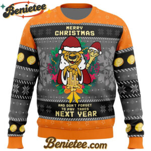 Merry Taxes Christmas Robin Hood Ugly Christmas Sweater