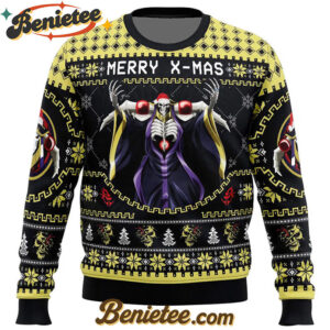 Merry X-Mass Ainz Ooal Gown Overlord Ugly Christmas Sweater