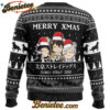 Merry Xmas Bungo Stray Dogs Ugly Christmas Sweater