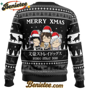 Merry Xmas Bungo Stray Dogs Ugly Christmas Sweater