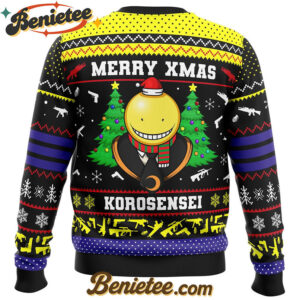 Merry Xmas Korosensei Assassination Classroom Ugly Christmas Sweater