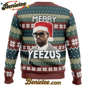 Merry Yeezus Kanye West Ugly Christmas Sweater
