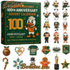 Miami Hurricanes Advent Calendar 2025, Christmas Countdown Advent Calendar Gift Box with 24 Acrylic Ornaments