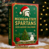 Michigan State Spartans 100th Anniversary 2025 Advent Calendar, Christmas Countdown Advent Calendar Gift Box with 24 Acrylic Ornaments