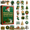 Michigan State Spartans Advent Calendar 2025, Christmas Countdown Advent Calendar Gift Box with 24 Acrylic Ornaments