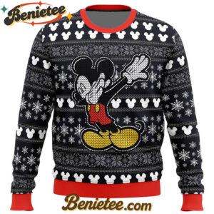 Mickey Dabbing Ugly Christmas Sweater
