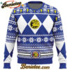 Mighty Morphin Blue Ranger Power Rangers Ugly Christmas Sweater