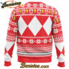 Mighty Morphin Red Ranger Power Rangers Ugly Christmas Sweater