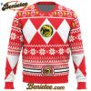 Mighty Morphin Red Ranger Power Rangers Ugly Christmas Sweater