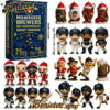 Milwaukee Brewers Advent Calendar 2025 55TH ANNIVERSARY Christmas Gift, Christmas Idea, Christmas Countdown Advent Calendar Gift Box with 24 Acrylic Ornaments