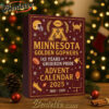 Minnesota Golden Gophers 143rd Anniversary Pop Advent Calendar, Christmas Countdown Advent Calendar Gift Box with 24 Acrylic Ornaments