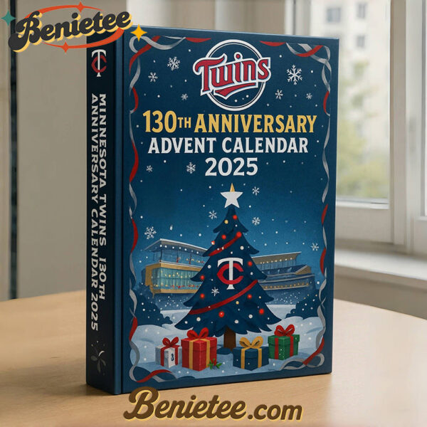 Minnesota Twins 130th Anniversary Advent Calendar 2025, Christmas Countdown Advent Calendar Gift Box with 24 Acrylic Ornaments