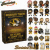 Missouri Tigers 135th Anniversary Advent Calendar 2025, Christmas Countdown Advent Calendar Gift Box with 24 Acrylic Ornaments