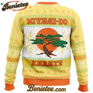 Miyagi-Do Faux Cobra Kai Ugly Christmas Sweater