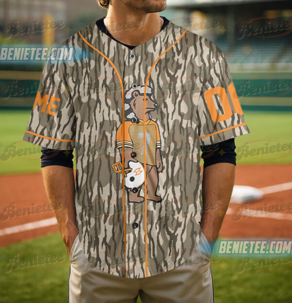 Tennessee Volunteers Morgan Wallen Camo Baseball Jersey