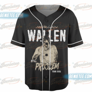 Morgan Wallen Still The Problem Tour 2026 Baseball Jersey, Morgan Wallen Country Music Baseball Jersey