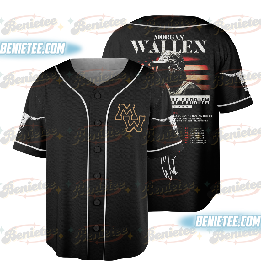 Morgan Wallen Still The Problem Tour 2026 Baseball Jersey, Morgan Wallen Still The Problem Tour 2026 Baseball Jersey, Morgan Wallen Country Music Tour Baseball Jersey 2026