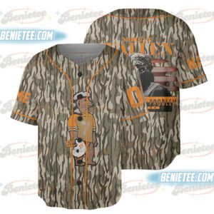 Tennessee Volunteers Morgan Wallen Camo Baseball Jersey