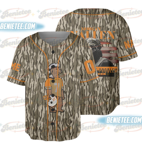 Tennessee Volunteers Morgan Wallen Camo Baseball Jersey