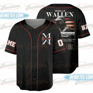 Personalized Morgan Wallen Still The Problem Tour 2026 Baseball Jersey, Morgan Wallen Country Music Baseball Jersey