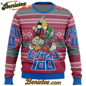 Mob Psycho 100 Alt Ugly Christmas Sweater